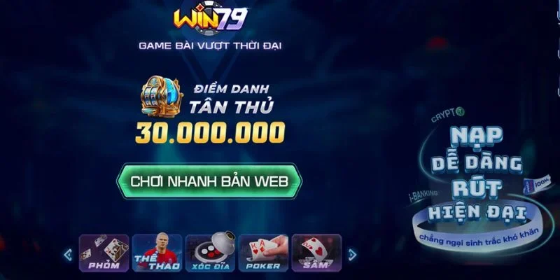 Quy trình nạp rút tiền thần tốc và đa phương thức