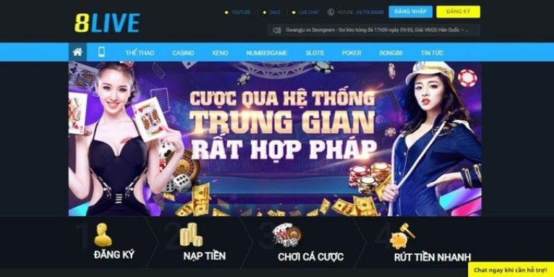Tổng quan nhà cái 8live