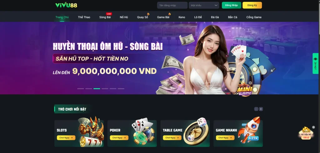 Giới thiệu tổng quan về thương hiệu giải trí VIVU88